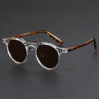 Lunettes de Soleil Rondes Polarisées Homme Antibes – Monture Rétro, Verres Anti-Rayures