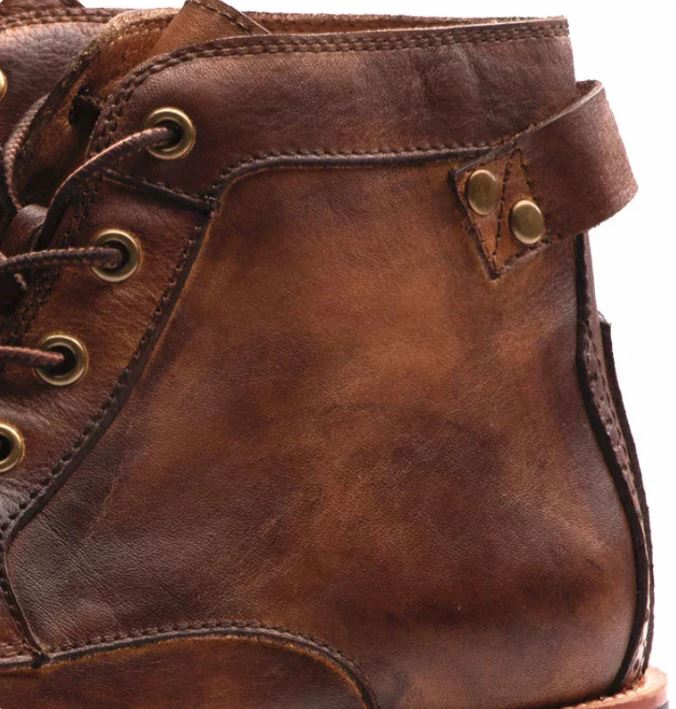 Bottes en Cuir Homme Auvergne – Boots Robustes Classiques Confortables pour Tous les Jours