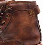 Bottes en Cuir Homme Auvergne – Boots Robustes Classiques Confortables pour Tous les Jours